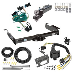 Trailer Hitch Tow Package w/ 7-Way RV Wiring For 96-99 Chevy Express GMC Savana Van w/ 2" Drop Mount 2" Ball Class 3 2" Receiver All Models Reese Trailer Hitch Tow Package w/ 7-Way RV Wiring For 96-99 Chevy Express GMC Savana Van w/ 2" Drop Mount 2" Ball Class 3 2" Receiver All Models Reese