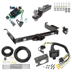 Trailer Hitch Tow Package w/ 7-Way RV Wiring For 00-02 Chevy Express GMC Savana Van w/ 2" Drop Mount 2" Ball Class 3 2" Receiver All Models Reese Trailer Hitch Tow Package w/ 7-Way RV Wiring For 00-02 Chevy Express GMC Savana Van w/ 2" Drop Mount 2" Ball Class 3 2" Receiver All Models Reese