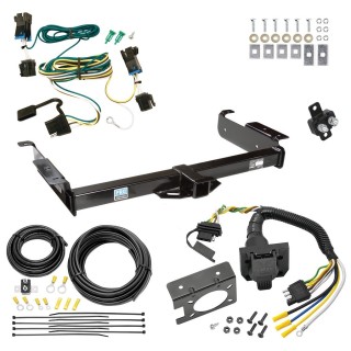 Trailer Hitch w/ 7-Way RV Wiring For 03-14 Chevrolet Express GMC Savana 1500 03-24 2500 3500 Class 3 2" Receiver All Models Reese