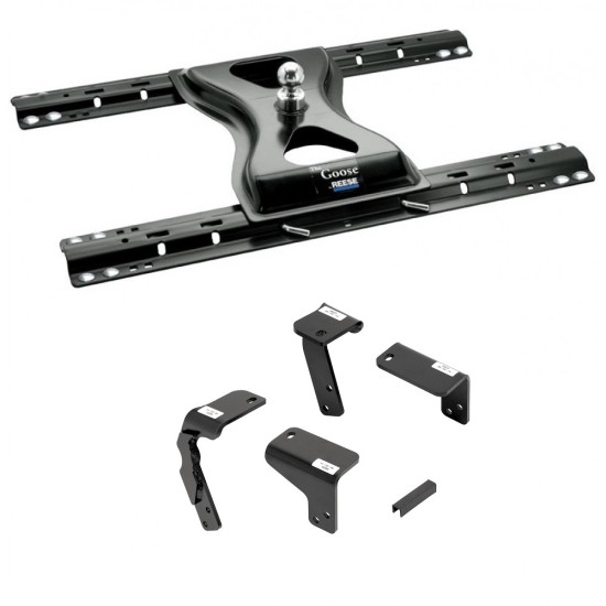 Reese 25K The Goose Gooseneck Trailer Hitch w/ Rails For 09-10 Dodge Ram 1500 11-19 RAM 1500 Base Rail Kit Brackets and Hardware Heavy Duty