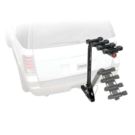 Custom Fit Trailer Hitch 4 Bike Carrier Installation Hardware Installation Instructions 84046 63124 Reese Trailer Hitch 4 Bike Rack 17-23 Chrysler Pacifica LX L Touring 22-23 Grand Caravan Except Hybrid Approved Recreational Offroad Use Carrier Adult Wom Trailer Hitch w/ 4 Bike Rack For 17-23 Chrysler Pacifica LX L Touring 22-23 Grand Caravan Except Hybrid Approved for Recreational & Offroad Use Carrier for Adult Woman or Child Bicycles Foldable