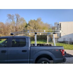 Reese Truck Bed Ladder Rack Cross Bars 800lb + Top Rail Kit + Protective Glides + Load Stops Fits all pick up trucks long & short beds no drilling Reese Truck Bed Ladder Rack Cross Bars 800lb + Top Rail Kit + Protective Glides + Load Stops Fits all pick up trucks long & short beds no drilling