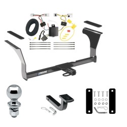 Tow Package For 07-15 22-24 Altima Sedan 09-14 Maxima Trailer Hitch w/ Wiring Draw-Bar 2" Ball 1-1/4" Receiver Reese
