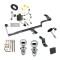Custom Fit Trailer Hitch Draw-Bar w/ Pin/Clip Wiring Harness (Plug & Play) 1-7/8" and 2" Chrome Ball Security Lock Pin Rubber Hitch Plug Cover Installation Hardware Installation Instructions 77247 3593 118627 63820 63810 580407 2211 Reese T Reese Trailer Tow Hitch For 13-22 Acura ILX Except Hybrid Deluxe Package Wiring 2" and 1-7/8" Ball and Lock