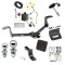 Ultimate Tow Package For 13-15 Honda Accord Trailer Hitch w/ Wiring Draw-Bar Dual 2" and 1-7/8" Ball Lock Bracket Cover 1-1/4" Receiver Reese