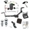 Ultimate Tow Package 09-14 Acura TSX 08-12 Honda Accord Trailer Hitch w/ Wiring Draw-Bar Dual 2" and 1-7/8" Ball Lock Bracket Cover 1-1/4" Receiver Reese