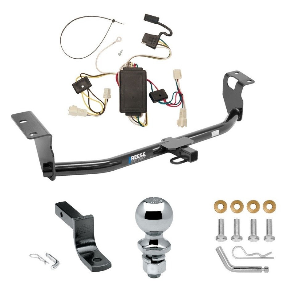 Custom Fit Trailer Hitch Draw-Bar w/ Pin/Clip Wiring Harness (Plug & Play) 2" Chrome Ball Installation Hardware Installation Instructions 77300 118387 3593 63820 Reese Tow Package 03-03 Toyota Corolla Trailer Hitch Wiring Draw-Bar 2" Ball 1- Tow Package For 03-03 Toyota Corolla Trailer Hitch w/ Wiring Draw-Bar 2" Ball 1-1/4" Receiver Reese