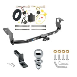 Tow Package For 09-13 Toyota Corolla Trailer Hitch w/ Wiring Draw-Bar 2" Ball 1-1/4" Receiver Reese