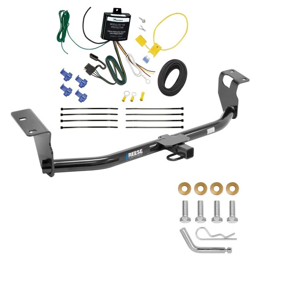 Custom Fit Trailer Hitch Wiring Harness (Requires splicing) Installation Hardware Installation Instructions 77300 119148 Reese Trailer Hitch Wiring 08-08 Toyota Corolla Class I 1-1/4" Tow Receiver Reese Tekonsha 08 2008 Trailer Hitch w/ Wiring For 08-08 Toyota Corolla Class I 1-1/4" Tow Receiver Reese Tekonsha