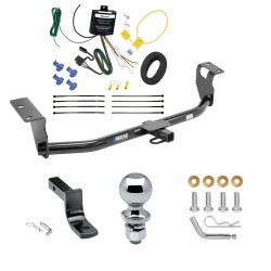 Tow Package For 08-08 Toyota Corolla Trailer Hitch w/ Wiring Draw-Bar 2" Ball 1-1/4" Receiver Reese