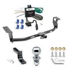 Tow Package For 04-07 Toyota Corolla Trailer Hitch w/ Wiring Draw-Bar 2" Ball 1-1/4" Receiver Reese