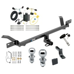 Reese Trailer Tow Hitch For 15-22 VW Volkswagen Golf Deluxe Package Wiring 2" and 1-7/8" Ball and Lock Reese Trailer Tow Hitch For 15-22 VW Volkswagen Golf Deluxe Package Wiring 2" and 1-7/8" Ball and Lock