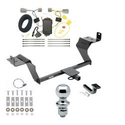 Reese Trailer Tow Hitch For 15-23 Ford Mustang Complete Package w/ Wiring Draw Bar and 1-7/8" Ball