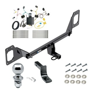 Custom Fit Trailer Hitch Draw-Bar w/ Pin/Clip Wiring Harness (Plug & Play) 2" Chrome Ball Installation Hardware Installation Instructions 77336 118686 3593 63820 Reese Tow Package 16-21 Honda Civic Hatchback Sedan Trailer Hitch Wiring Draw-Bar 2& Tow Package For 16-21 Honda Civic Hatchback Sedan Trailer Hitch w/ Wiring Draw-Bar 2" Ball 1-1/4" Receiver Reese
