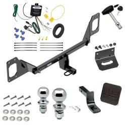Ultimate Tow Package For 16-24 Honda Civic Trailer Hitch w/ Wiring Draw-Bar Dual 2" and 1-7/8" Ball Lock Bracket Cover 1-1/4" Receiver Reese Ultimate Tow Package For 16-24 Honda Civic Trailer Hitch w/ Wiring Draw-Bar Dual 2" and 1-7/8" Ball Lock Bracket Cover 1-1/4" Receiver Reese