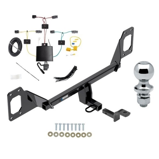 Custom Fit Trailer Hitch Draw-Bar w/ Pin/Clip Wiring Harness (Plug & Play) 2" Chrome Ball Installation Hardware Installation Instructions 77336 3593 118859 63820 Reese Trailer Tow Hitch 21-22 Honda Civic Sedan Coupe Hatchback Complete Package Wi Reese Trailer Tow Hitch For 21-23 Honda Civic Sedan Coupe Hatchback Complete Package w/ Wiring Draw Bar and 2" Ball