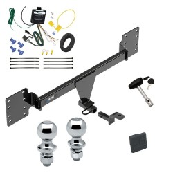 Reese Trailer Tow Hitch For 12-23 Tesla S Deluxe Package Wiring 2" and 1-7/8" Ball and Lock