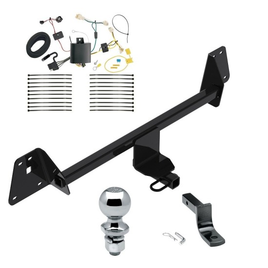 Custom Fit Trailer Hitch Draw-Bar w/ Pin/Clip Wiring Harness (Plug & Play) 2" Chrome Ball Installation Hardware Installation Instructions 77966 3593 118701 63820 Reese Trailer Tow Hitch 16-19 Toyota Prius Complete Package Wiring Draw Bar and 2&qu Reese Trailer Tow Hitch For 16-19 Toyota Prius Complete Package w/ Wiring Draw Bar and 2" Ball