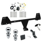 Custom Fit Trailer Hitch Draw-Bar w/ Pin/Clip Wiring Harness (Plug & Play) 1-7/8" and 2" Chrome Ball Security Lock Pin Rubber Hitch Plug Cover Installation Hardware Installation Instructions 77991 3593 118756 63820 63810 580407 2211 Reese T Reese Trailer Tow Hitch For 18-22 Toyota C-HR Deluxe Package Wiring 2" and 1-7/8" Ball and Lock