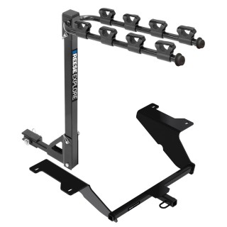 Custom Fit Trailer Hitch 4 Bike Carrier Installation Hardware Installation Instructions  77993 1393100G Reese Trailer Tow Hitch 20-23 Hyundai Sonata tilt away adult or child arms fold down carrier  20 21 22 23 2020 2021 2022 2023 Reese Trailer Tow Hitch For 20-23 Hyundai Sonata tilt away adult or child arms fold down carrier