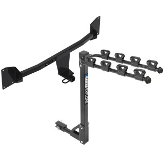 Custom Fit Trailer Hitch 4 Bike Carrier Installation Hardware Installation Instructions  77994 1393100G Reese Trailer Tow Hitch 4 Bike Rack 20-22 Volkswagen Passat tilt away adult or child arms fold down carrier 20 21 22 2020 2021 2022 Reese Trailer Tow Hitch w/ 4 Bike Rack For 20-22 Volkswagen Passat tilt away adult or child arms fold down carrier