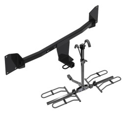 Reese Trailer Tow Hitch w/ Bike Rack For 20-22 Volkswagen Passat 1-1/4" Towing Receiver Platform Style 2 Bike Carrier Reese Trailer Tow Hitch w/ Bike Rack For 20-22 Volkswagen Passat 1-1/4" Towing Receiver Platform Style 2 Bike Carrier