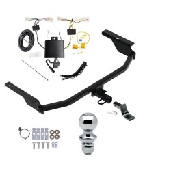 Reese Trailer Tow Hitch For 21-24 Hyundai Elantra Complete Package w/ Wiring Draw Bar and 1-7/8" Ball