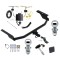Custom Fit Trailer Hitch Draw-Bar w/ Pin/Clip Wiring Harness (Plug & Play) 1-7/8" and 2" Chrome Ball Security Lock Pin Rubber Hitch Plug Cover Installation Hardware Installation Instructions 77999 3593 118834 63820 63810 580407 2211 Reese Tr Reese Trailer Tow Hitch For 21-24 Hyundai Elantra Deluxe Package Wiring 2" and 1-7/8" Ball and Lock