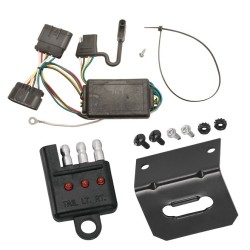 Reese Trailer Wiring and Bracket w/ Light Tester For 04-12 Chevrolet Colorado GMC Canyon 06-08 Isuzu i-280 i-290 i-350 i-370 Plug & Play 4-Flat Harness