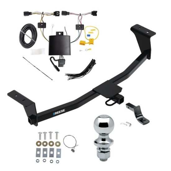 Custom Fit Trailer Hitch Draw-Bar w/ Pin/Clip Wiring Harness (Plug & Play) 1-7/8" Chrome Ball Installation Hardware Installation Instructions 78296 3593 118857 63810 Reese Trailer Tow Hitch 21-22 Acura TLX All Styles Complete Package Wiring Draw Reese Trailer Tow Hitch For 21-24 Acura TLX All Styles Complete Package w/ Wiring Draw Bar and 1-7/8" Ball