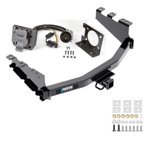Custom Fit Trailer HitchTow Harness Wiring Package (7-Way) 7-Way Mounting Bracket Installation Hardware Installation Instructions 84016 74682 Reese Trailer Hitch 7-Way RV Wiring 14-18 Chevrolet Silverado GMC Sierra 1500 LD (Old Body Style) Class 4 2" Trailer Hitch w/ 7-Way RV Wiring For 14-18 Chevrolet Silverado GMC Sierra 1500 LD (Old Body Style) Class 4 2" Receiver Reese