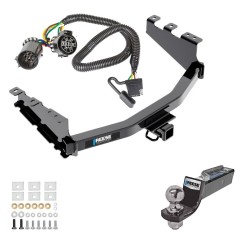 Tow Package For 14-18 Chevrolet Silverado GMC Sierra 1500 LD Trailer Hitch w/ Wiring 2" Drop Mount 2" Ball 2" Receiver Reese Tow Package For 14-18 Chevrolet Silverado GMC Sierra 1500 LD Trailer Hitch w/ Wiring 2" Drop Mount 2" Ball 2" Receiver Reese
