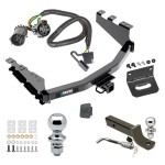 Custom Fit Trailer Hitch Wiring Harness (Plug & Play) 2" Drop Ball-Mount w/ Locking Pin/Clip 2" Chrome Ball 4-Flat Mounting Bracket 1-7/8" Chrome Ball Rubber Hitch Plug Cover Installation Hardware Installation Instructions 84016 118384 Ultimate Tow Package For 14-18 Chevrolet Silverado GMC Sierra 1500 Trailer Hitch w/ Wiring 2" Drop Mount Dual 2" and 1-7/8" Ball Lock Bracket Cover 2" Receiver Reese