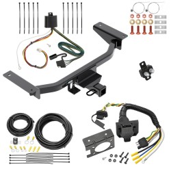 Trailer Hitch w/ 7-Way RV Wiring For 16-23 Mazda CX-9 Class 3 2" Receiver All Models Reese