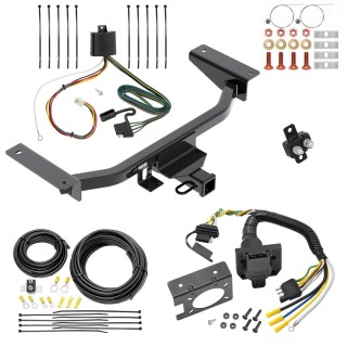 Trailer Hitch w/ 7-Way RV Wiring For 16-23 Mazda CX-9 Class 3 2" Receiver All Models Reese
