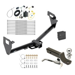 Reese Trailer Tow Hitch For 15-23 Jeep Renegade Deluxe Package Wiring 2" Ball Mount and Lock Reese Trailer Tow Hitch For 15-23 Jeep Renegade Deluxe Package Wiring 2" Ball Mount and Lock