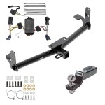Custom Fit Trailer Hitch Wiring Harness (Plug & Play) 2" Drop Ball-Mount w/ Pin/Clip 2" Chrome Ball Installation Hardware Installation Instructions 84028 118418 21536 Reese Tow Package 02-07 Saturn Vue Trailer Hitch Wiring 2" Drop Moun Tow Package For 02-07 Saturn Vue Trailer Hitch w/ Wiring 2" Drop Mount 2" Ball 2" Receiver Reese