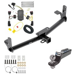 Tow Package For 10-17 Chevrolet Equinox GMC Terrain Trailer Hitch w/ Wiring 2" Drop Mount 2" Ball 2" Receiver Reese Tow Package For 10-17 Chevrolet Equinox GMC Terrain Trailer Hitch w/ Wiring 2" Drop Mount 2" Ball 2" Receiver Reese