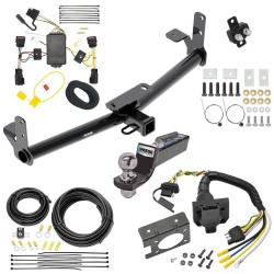 Trailer Hitch Tow Package w/ 7-Way RV Wiring For 10-17 Chevrolet Equinox GMC Terrain w/ 2" Drop Mount 2" Ball Class 3 2" Receiver All Models Reese Trailer Hitch Tow Package w/ 7-Way RV Wiring For 10-17 Chevrolet Equinox GMC Terrain w/ 2" Drop Mount 2" Ball Class 3 2" Receiver All Models Reese
