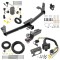 Custom Fit Trailer Hitch Wiring Harness (Plug & Play) 2" Drop Ball-Mount w/ Pin/Clip 2" Chrome Ball Trailer Connector Adapter Brake Control Wiring Kit Circuit Breaker Installation Hardware Installation Instructions 84028 85343 20506 7012a 11 Trailer Hitch Tow Package w/ 7-Way RV Wiring For 10-17 Chevrolet Equinox GMC Terrain w/ 2" Drop Mount 2" Ball Class 3 2" Receiver All Models Reese