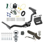 Custom Fit Trailer Hitch Wiring Harness (Requires Splicing) 2" Drop Ball-Mount w/ Locking Pin/Clip 2" Chrome Ball 4-Flat Mounting Bracket 1-7/8" Chrome Ball Rubber Hitch Plug Cover Installation Hardware Installation Instructions 84031 1191 Ultimate Tow Package For 13-13 Infiniti JX35 Trailer Hitch w/ Wiring 2" Drop Mount Dual 2" and 1-7/8" Ball Lock Bracket Cover 2" Receiver Reese