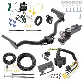 Custom Fit Trailer Hitch Wiring Harness (Requires Splicing) 2" Drop Ball-Mount w/ Pin/Clip 2" Chrome Ball Trailer Connector Adapter Brake Control Wiring Kit Circuit Breaker Installation Hardware Installation Instructions 84031 85343 20506 7012a Trailer Hitch Tow Package w/ 7-Way RV Wiring For 13-13 Infiniti JX35 w/ 2" Drop Mount 2" Ball Class 4 2" Receiver All Models Reese