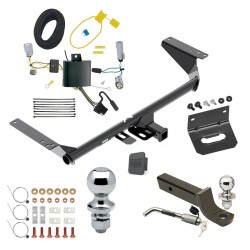 Ultimate Tow Package For 17-20 Chrysler Pacifica LX Touring 20-23 Voyager 22-23 Grand Caravan Except Hybrid Trailer Hitch w/ Wiring 2" Drop Mount Dual 2" + 1-7/8" Ball Lock Bracket Cover Reese Ultimate Tow Package For 17-20 Chrysler Pacifica LX Touring 20-23 Voyager 22-23 Grand Caravan Except Hybrid Trailer Hitch w/ Wiring 2" Drop Mount Dual 2" + 1-7/8" Ball Lock Bracket Cover Reese