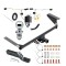 Custom Fit Trailer Hitch Wiring Harness (Plug & Play) 2" Drop Ball-Mount w/ Pin/Clip 1-7/8" Chrome Ball Installation Hardware Installation Instructions 84046 118835 23 63816 Reese Trailer Tow Hitch 21-23 Chrysler Pacifica Except Hybrid Plug Reese Trailer Tow Hitch For 21-23 Chrysler Pacifica Except Hybrid w/ Plug & Play Wiring + 1-7/8" Ball