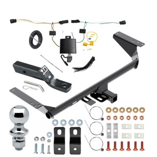 Custom Fit Trailer Hitch Wiring Harness (Plug & Play)Hybrid Conversion Kit 2" Drop Ball-Mount w/ Pin/Clip 1-7/8" Chrome Ball Installation Hardware Installation Instructions 84046 76046SK 118835 23 63816 Reese Trailer Tow Hitch 21-23 Chrysler Reese Trailer Tow Hitch For 21-23 Chrysler Pacifica Hybrid w/ Plug & Play Wiring 1-7/8" Ball