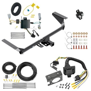 Custom Fit Trailer Hitch Wiring Harness (Plug & Play)Trailer Connector Adapter Brake Control Wiring Kit Circuit Breaker Installation Hardware Installation Instructions 84046 85343 20506 7012a 118723 Reese Trailer Hitch 7-Way RV Wiring 17-20 Chrysler P Trailer Hitch w/ 7-Way RV Wiring For 17-20 Chrysler Pacifica LX Touring 20-23 Voyager 22-23 Grand Caravan Except Hybrid Class 3 2" Receiver Reese