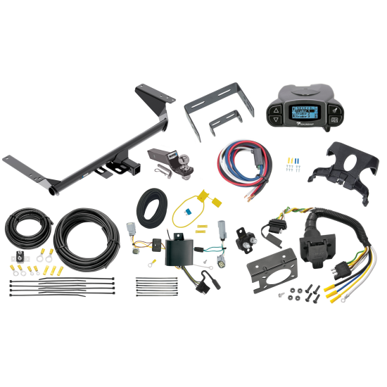 84046 85343 20506 7012a 118723 21536 90195 Reese Trailer Hitch Tow Package Prodigy P3 Brake Control 17-20 Chrysler Pacifica LX Touring 20-23 Voyager 22-23 Grand Caravan Except Hybrid 7-Way RV Wiring 2" Drop Mount 2" Ball Class 3 17 18 19 20 21 2 Trailer Hitch Tow Package Prodigy P3 Brake Control For 17-20 Chrysler Pacifica LX Touring 20-23 Voyager 22-23 Grand Caravan Except Hybrid w/ 7-Way RV Wiring 2" Drop Mount 2" Ball Class 3