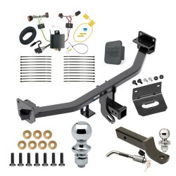 Ultimate Tow Package For 17-22 KIA Sportage Trailer Hitch w/ Wiring 2" Drop Mount Dual 2" and 1-7/8" Ball Lock Bracket Cover 2" Receiver Reese Ultimate Tow Package For 17-22 KIA Sportage Trailer Hitch w/ Wiring 2" Drop Mount Dual 2" and 1-7/8" Ball Lock Bracket Cover 2" Receiver Reese