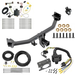 Trailer Hitch w/ 7-Way RV Wiring For 17-22 KIA Sportage Class 3 2" Receiver Reese Trailer Hitch w/ 7-Way RV Wiring For 17-22 KIA Sportage Class 3 2" Receiver Reese