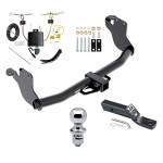 Custom Fit Trailer Hitch Wiring Harness (Plug & Play) 2" Drop Ball-Mount w/ Pin/Clip 1-7/8" Chrome Ball Installation Hardware Installation Instructions 84098 118844 23 63816 Reese Trailer Tow Hitch 20-23 Mitsubishi Outlander Sport Exc PHEV Reese Trailer Tow Hitch For 20-24 Mitsubishi Outlander Sport Exc PHEV 2" Receiver Complete Package w/ Wiring and 1-7/8" Ball